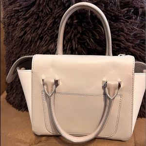 MK Brand new with tags. Soft gray and white adorable handbag.